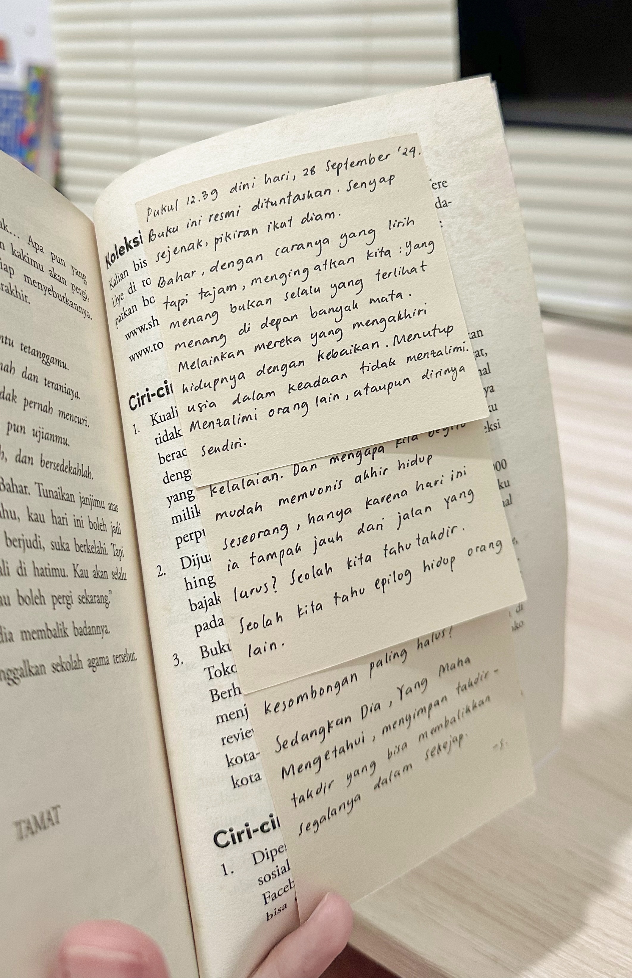 Foto isi buku Janji 3